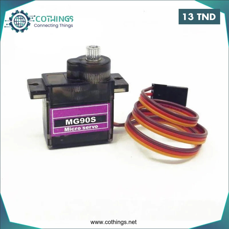Acheter MG90 MG90S 180 degrés de haute qualité en Tunisie -  Disponible au meilleur prix sur CoThings