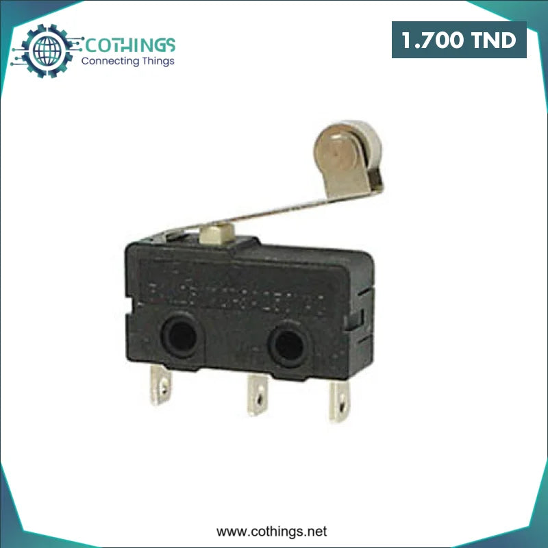 Acheter Micro-interrupteur de fin de course a Petite Balle 5A 250VAC en Tunisie -  Disponible au meilleur prix sur CoThings