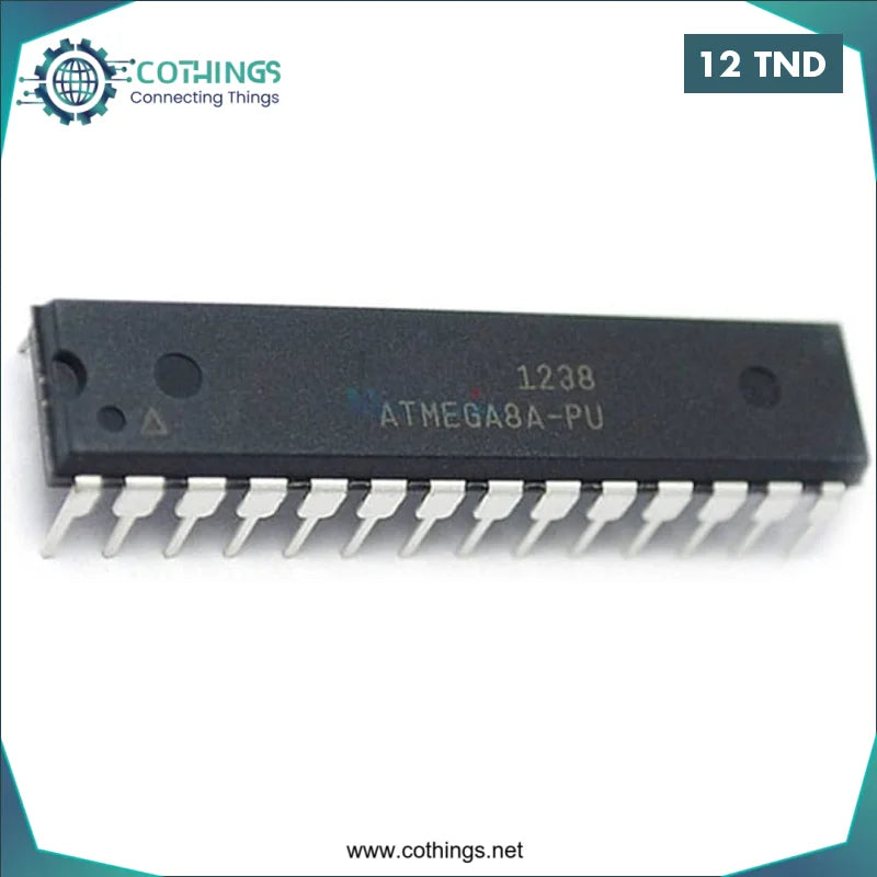 Acheter Microcontrôleur ATMEGA8A-PU original, DIP-28 8 bits avec 8K octets de Flash programmable en Tunisie -  Disponible au meilleur prix sur CoThings