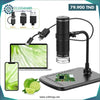 Acheter Microscope numérique USB 1000X 3 en 1 type-c caméra 8 LED loupe grossissement réglable avec support en Tunisie - Disponible au meilleur prix sur CoThings