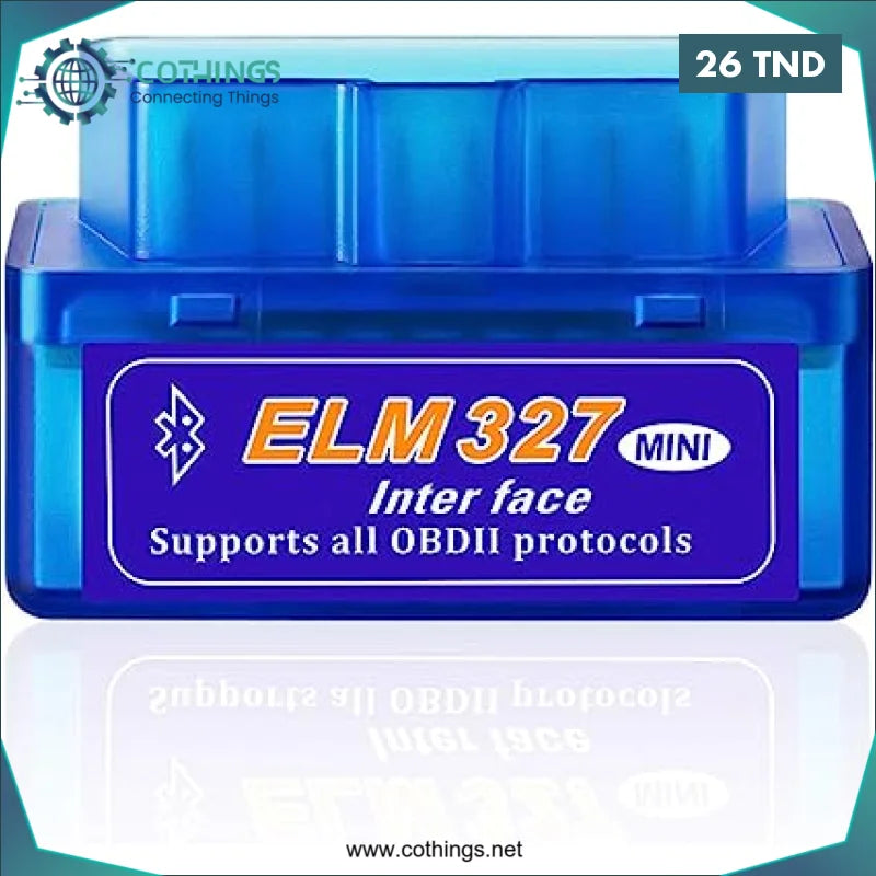 Acheter Mini Bluetooth ELM327 OBD2 Détecteur de panne de voiture V2.1 Automobile en Tunisie -  Disponible au meilleur prix sur CoThings