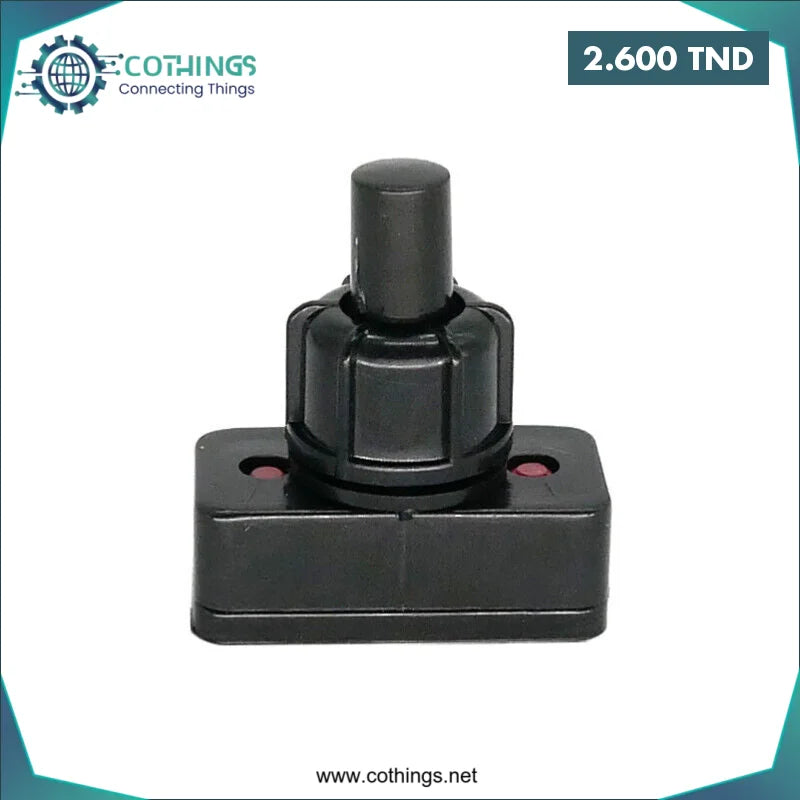 Acheter mini Bouton poussoir PBS-17A 10 mm ON-OFF auto-verrouillant en Tunisie -  Disponible au meilleur prix sur CoThings
