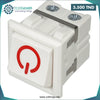 Acheter Mini Interrupteur BMS 250V 16A – Interrupteur à Bascule Lumineux ON/OFF en Tunisie - Disponible au meilleur prix sur CoThings