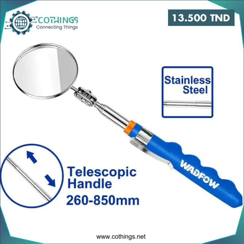 Acheter Miroir télescopique WADFOW, 260-850 mm, WTU2655 en Tunisie -  Disponible au meilleur prix sur CoThings