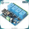 Acheter Module de 4 relais WiFi DC 5V ESP8266 commutateur télécommandé pour ESP01 en Tunisie - Disponible au meilleur prix sur CoThings