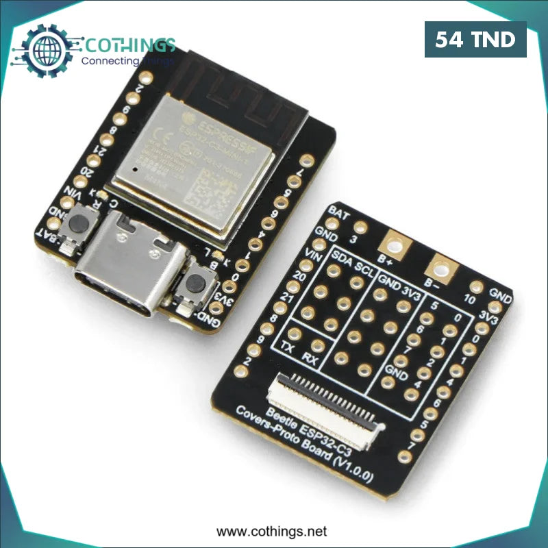 Acheter Module Beetle ESP32 - C3 (carte de développement de base RISC-V) en Tunisie -  Disponible au meilleur prix sur CoThings