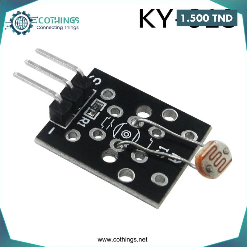 Acheter Module de capteur photorésistance LDR KY-018 en Tunisie -  Disponible au meilleur prix sur CoThings