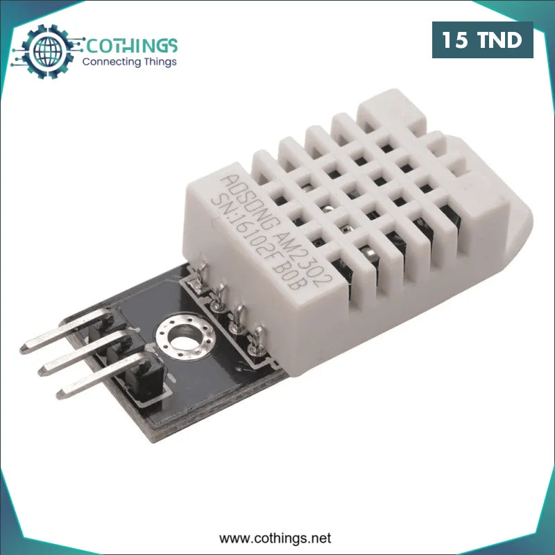 Acheter Module de capteur de température et d’humidité numérique DHT22 sans câble (non original ASAIR) en Tunisie -  Disponible au meilleur prix sur CoThings