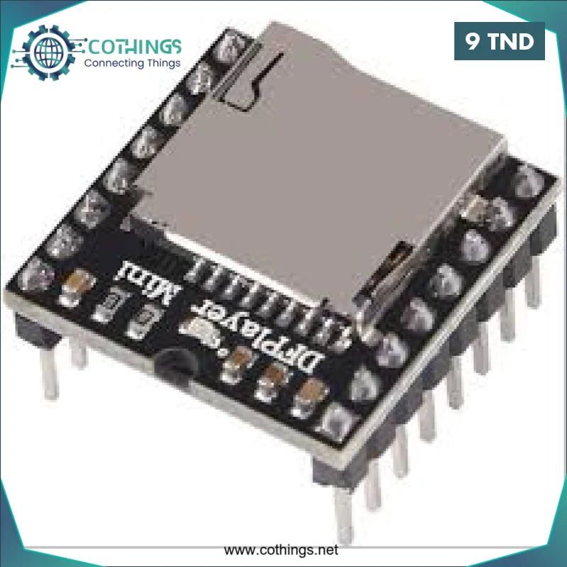 Acheter Module de carte TF pour MP3 avec puce TD5580A (remplaçant YX5200) en Tunisie -  Disponible au meilleur prix sur CoThings