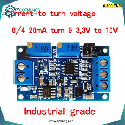 Module convertisseur de courant en tension XY - IT0V 4 - 20mA VERS 0