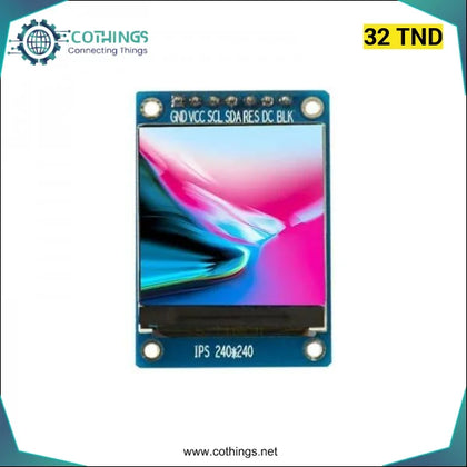 Module LCD IPS TFT 1.3 ’240 * 240 RVB 7 pin (ST7789 Chip)