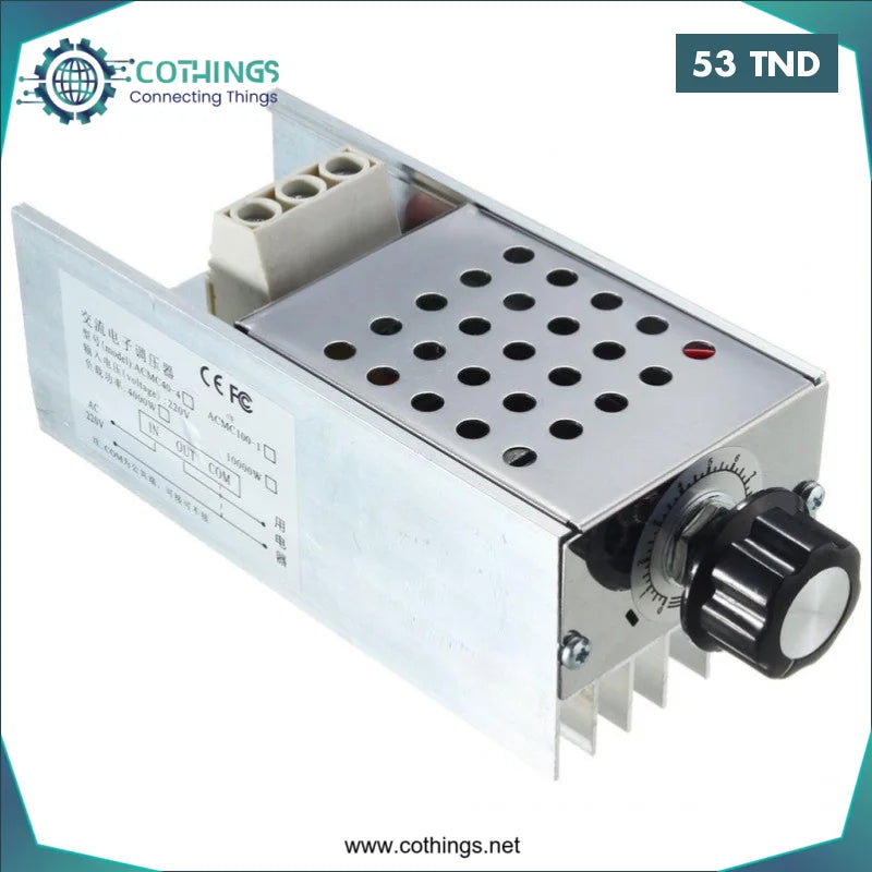 Acheter Module Régulateur De Vitesse 230V AC Puissance 6KW en Tunisie -  Disponible au meilleur prix sur CoThings