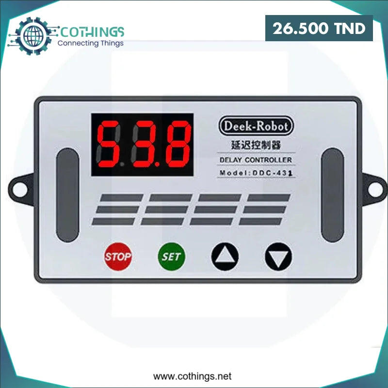 Acheter Module relais de temporisation à affichage numérique DC 5V-30V 400W en Tunisie -  Disponible au meilleur prix sur CoThings