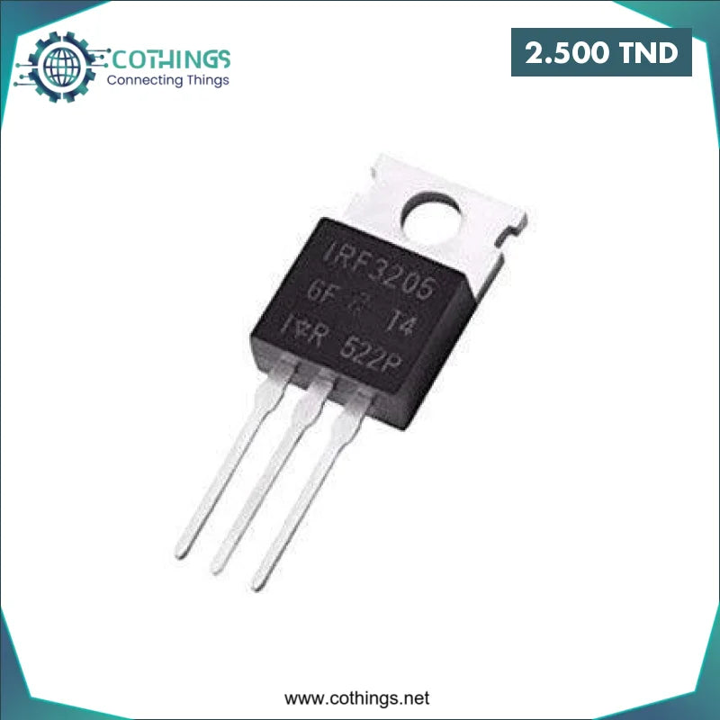 Acheter Mosfet IRF3205 55V/110A en Tunisie -  Disponible au meilleur prix sur CoThings