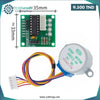 Acheter Moteur à pas à pas 5V 4 phases + pilote ULN2003 en Tunisie - Disponible au meilleur prix sur CoThings