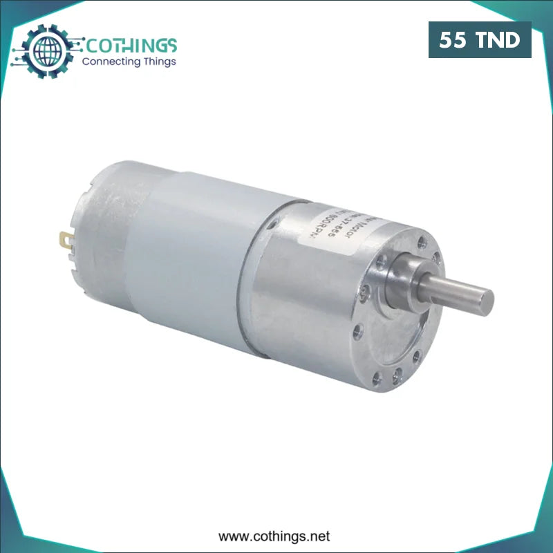 Acheter Moteur de réduction avant et arrière,JGB37-555 DC 12-24V, 500 tr/min couple élevé en Tunisie -  Disponible au meilleur prix sur CoThings