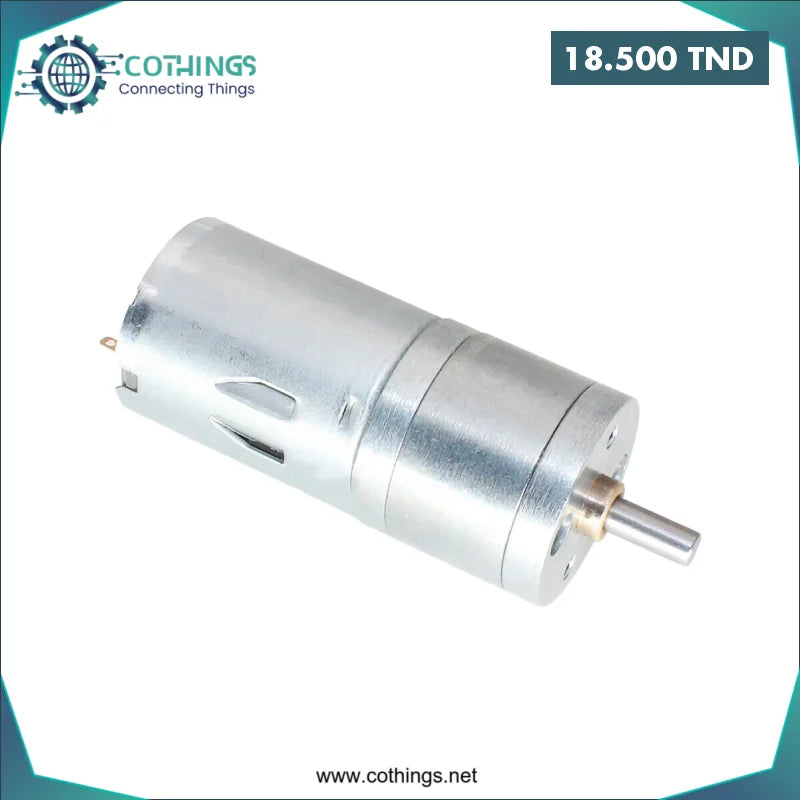 Acheter Moteurs à engrenages métalliques 25GA-370 DC 12V-300 tr/min en Tunisie -  Disponible au meilleur prix sur CoThings