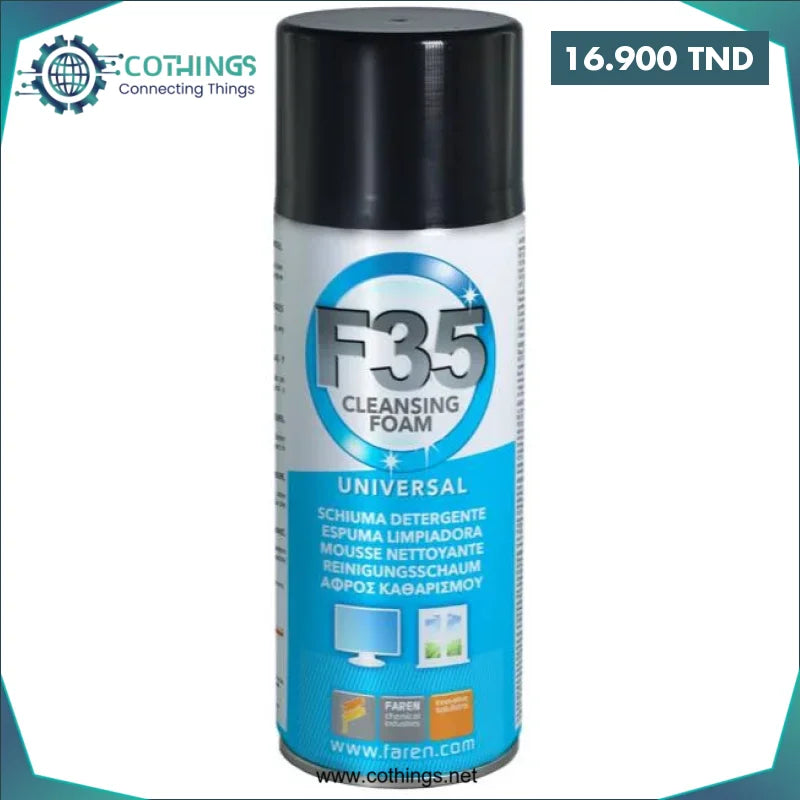 Acheter Mousse Nettoyante universelle F35 400ML en Tunisie -  Disponible au meilleur prix sur CoThings