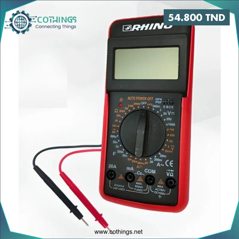 Acheter Multimètre Digital 750V Rhino en Tunisie -  Disponible au meilleur prix sur CoThings