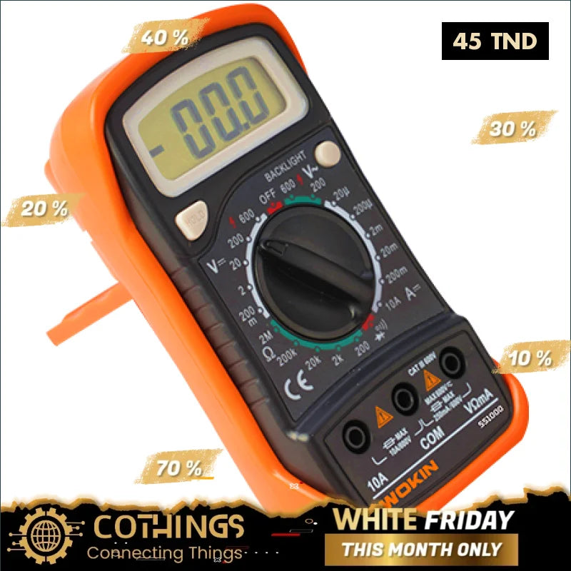 MULTIMÈTRE DIGITAL WOKIN IEC61010 CoThings