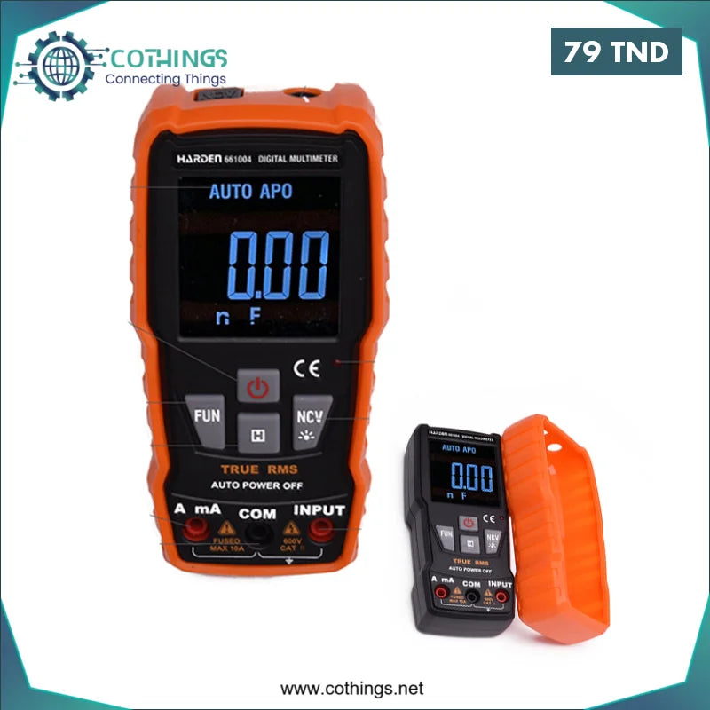 Acheter Multimètre numérique professionnel intelligent HARDEN 661004 en Tunisie -  Disponible au meilleur prix sur CoThings