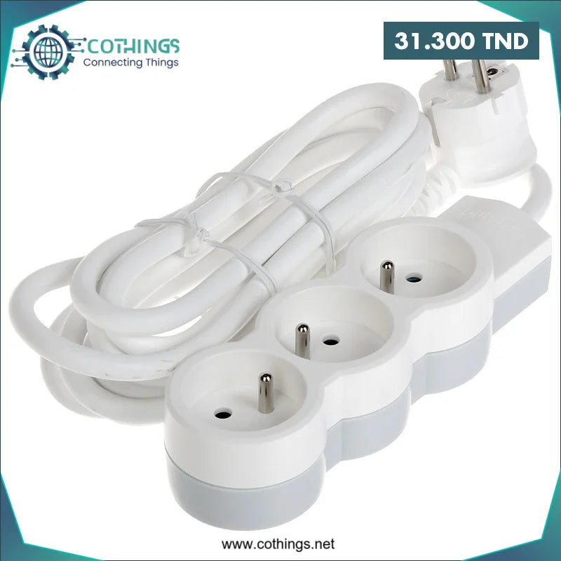 Acheter Multiprises LEGRAND 3 Ports 1.5M Sans Interrupteur en Tunisie -  Disponible au meilleur prix sur CoThings