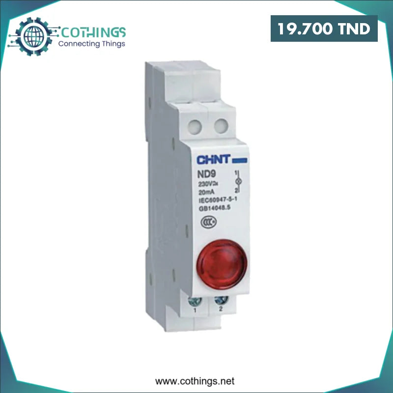 Acheter ND9-1/R 230V VOYANT VERT SUR RAIL en Tunisie -  Disponible au meilleur prix sur CoThings