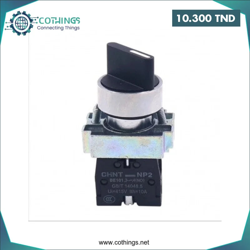 Acheter NP2-BD33 Interrupteur sélecteur 3 positions (2NO) en Tunisie -  Disponible au meilleur prix sur CoThings