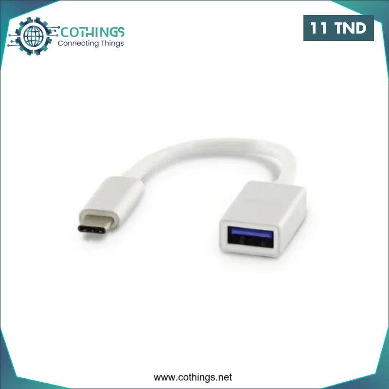 Acheter OTG Cable USB3.0 Femelle type C mâle en Tunisie -  Disponible au meilleur prix sur CoThings