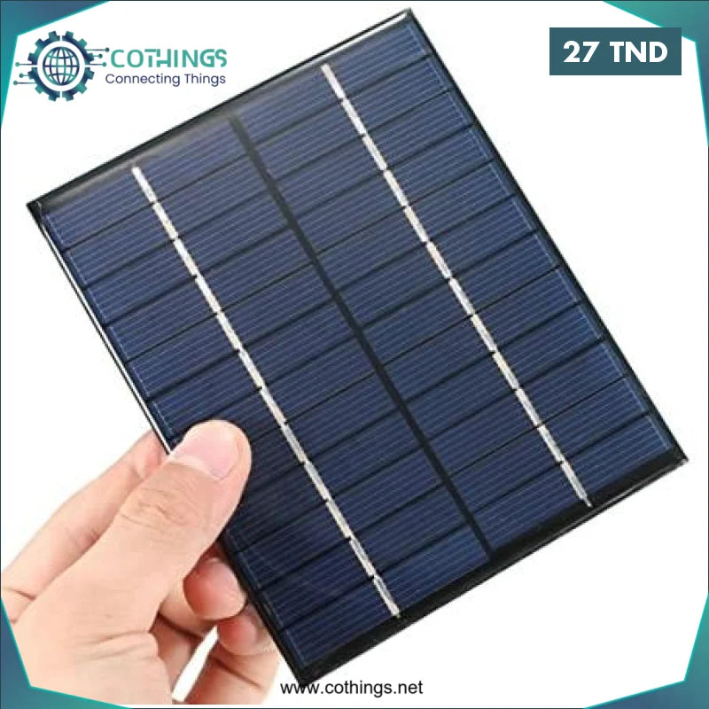 Acheter Panneau Solaire 110 * 135mm 6V2W en Tunisie -  Disponible au meilleur prix sur CoThings