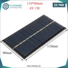Acheter Panneau Solaire Monocristallin 6V 1W 110mm X 60mm en Tunisie - Disponible au meilleur prix sur CoThings