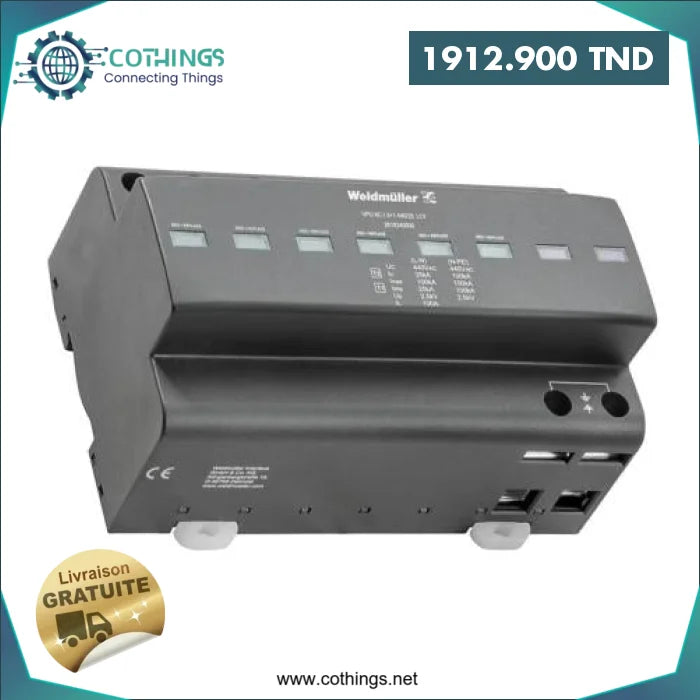 Acheter Parafoudre Triphasé 3+1 440V avec Indicateur de Fin de Vie Weidmüller en Tunisie -  Disponible au meilleur prix sur CoThings