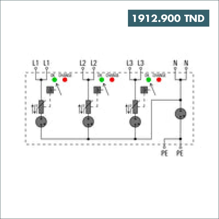 Acheter Parafoudre Triphasé 3+1 440V avec Indicateur de Fin de Vie Weidmüller en Tunisie -  Disponible au meilleur prix sur CoThings