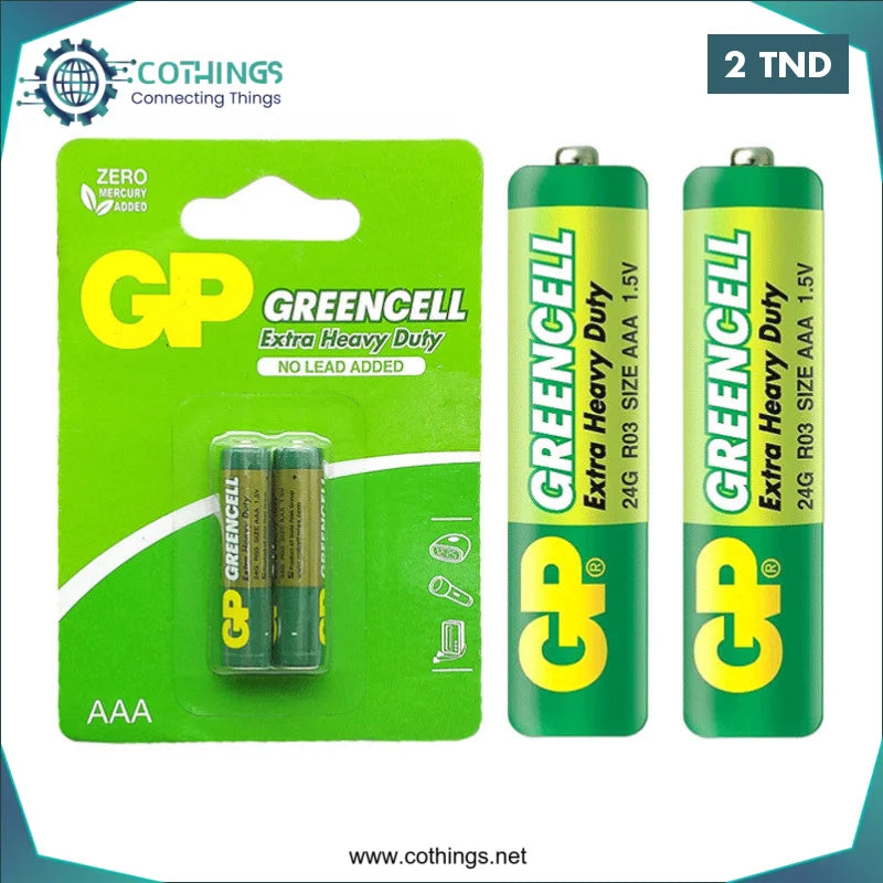 Acheter PILE GPG AAA BP2 EXTRA HEAVY DUTY en Tunisie -  Disponible au meilleur prix sur CoThings