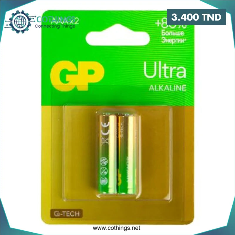 Acheter PILE GPU AAA BP2 LR03 ALKALINE ULTRA en Tunisie -  Disponible au meilleur prix sur CoThings