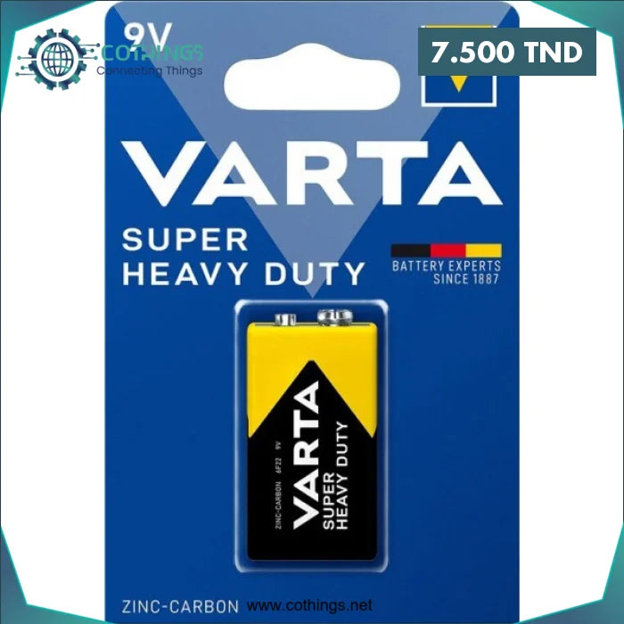 Acheter Pile VARTA superlife 9V Alkaline BP1 en Tunisie -  Disponible au meilleur prix sur CoThings