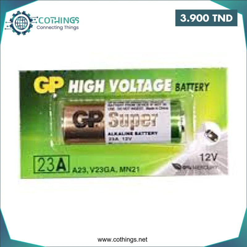 Acheter Pille GP 12V 23A en Tunisie -  Disponible au meilleur prix sur CoThings