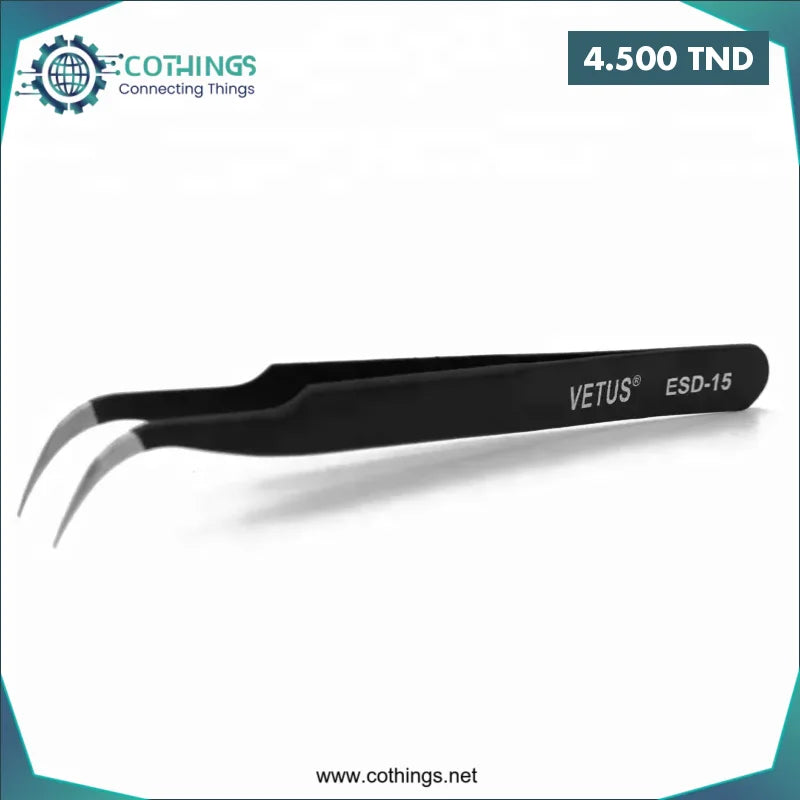 Acheter Pince Antistatique ESD-15 en Tunisie -  Disponible au meilleur prix sur CoThings