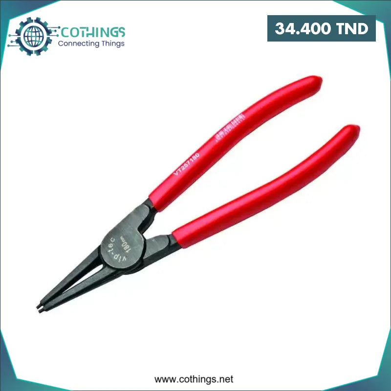 Acheter PINCE CIRCLIPS INT DROIT 180MM VIPTEC en Tunisie -  Disponible au meilleur prix sur CoThings