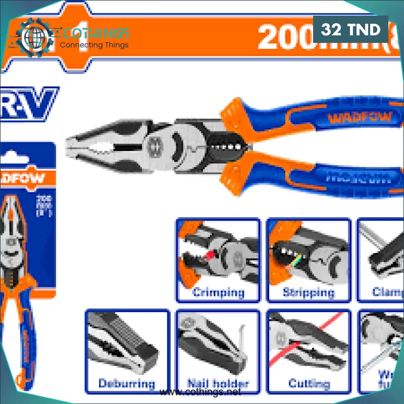 Acheter Pince Universelle  multifonctions 7en1 200mm WPL1778 WADFOW en Tunisie -  Disponible au meilleur prix sur CoThings