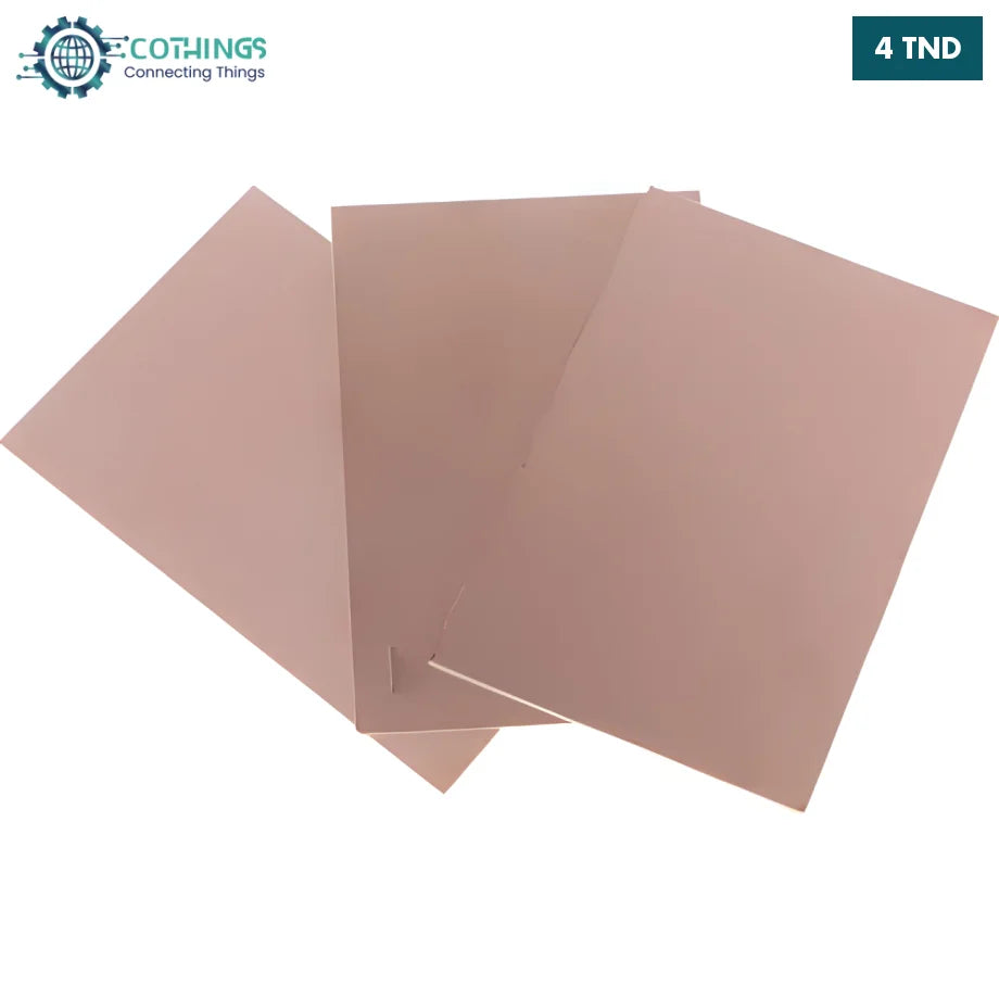 Lot De 10 Plaques PCB Simple Face FR-4 - 7x10 Cm, Cuivre, Fibre De Verre, Pour Prototypage électronique