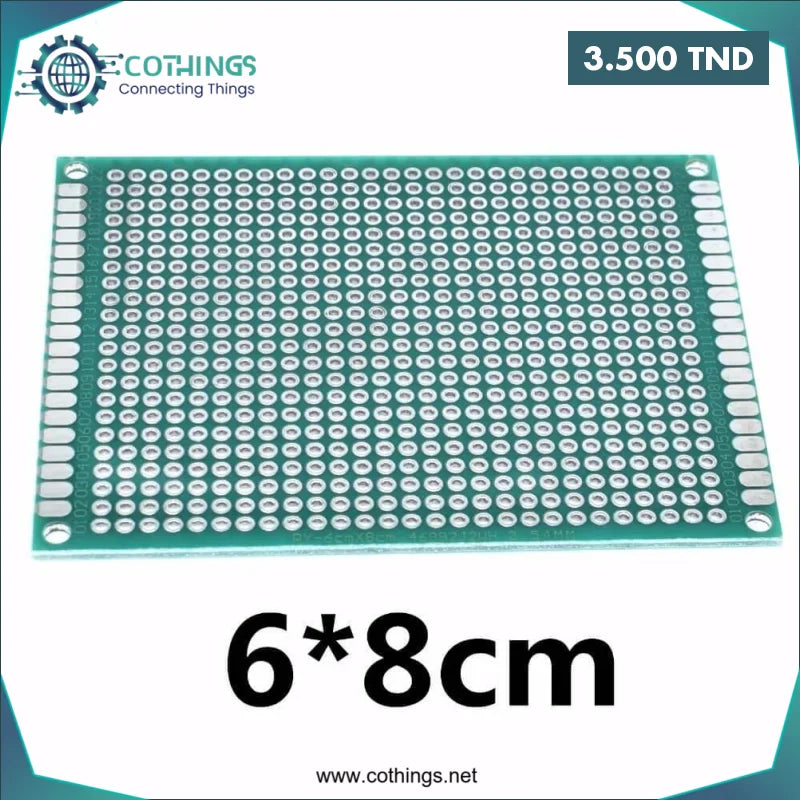 Acheter Plaque Perforee 6*8cm double face en Tunisie -  Disponible au meilleur prix sur CoThings