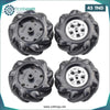 Acheter Pneu Omni Roue Noir Mecanum 60mm (4pcs) en Tunisie - Disponible au meilleur prix sur CoThings