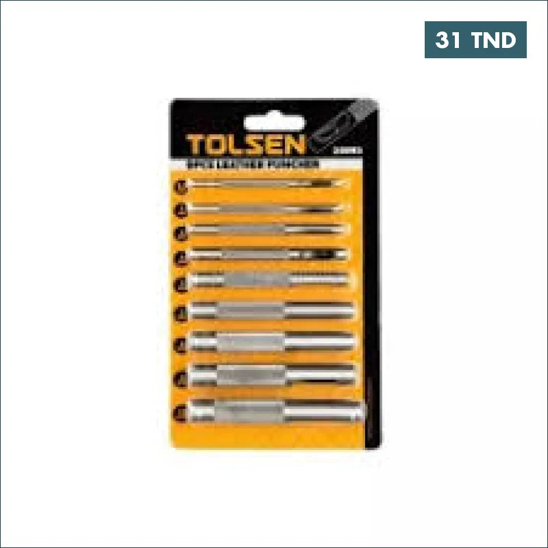 Acheter Poinçons emporte-piéces pour le cuir TOLSEN en Tunisie -  Disponible au meilleur prix sur CoThings