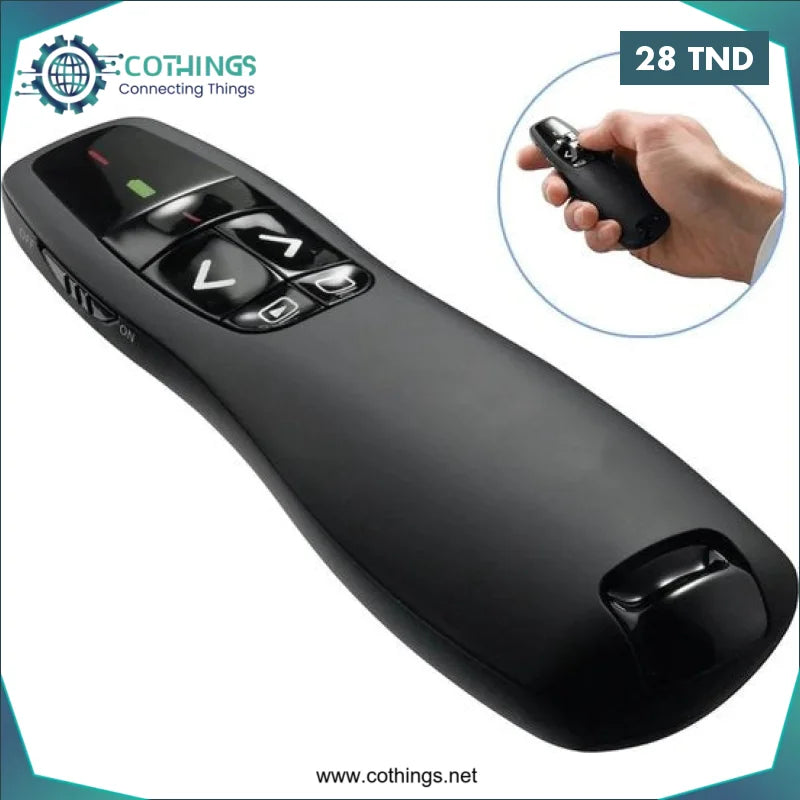 Acheter Pointeur Laser Presenter Sans Fil en Tunisie -  Disponible au meilleur prix sur CoThings