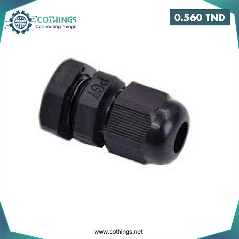 Acheter Presse-Etoupe en nylon noir PG7 en Tunisie -  Disponible au meilleur prix sur CoThings