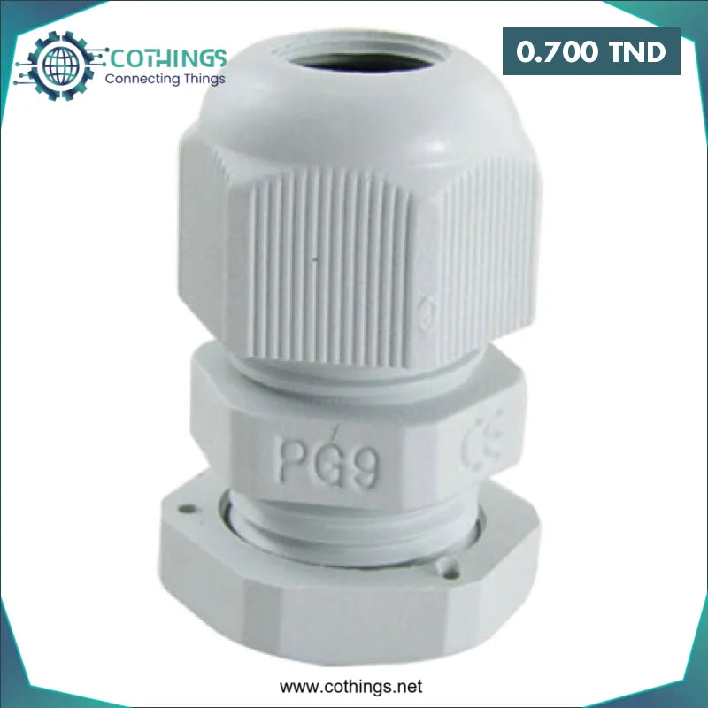 Acheter presse-étoupeétanche en nylon PG9 blanc (avec rondelle) en Tunisie -  Disponible au meilleur prix sur CoThings
