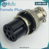 Acheter Connecteur Metallique GX16 Circulaire Prise Aviation 7PIN  Femelle en Tunisie - Disponible au meilleur prix sur CoThings