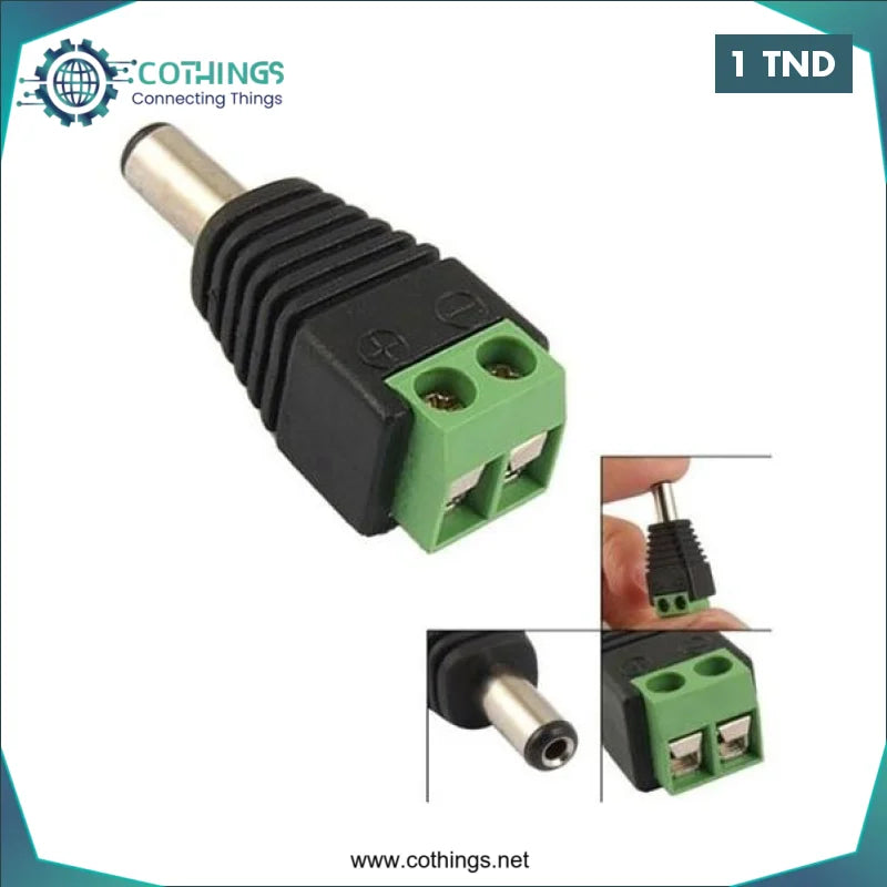 Acheter PRISES JACK 5.5 A VISSER MALE en Tunisie -  Disponible au meilleur prix sur CoThings