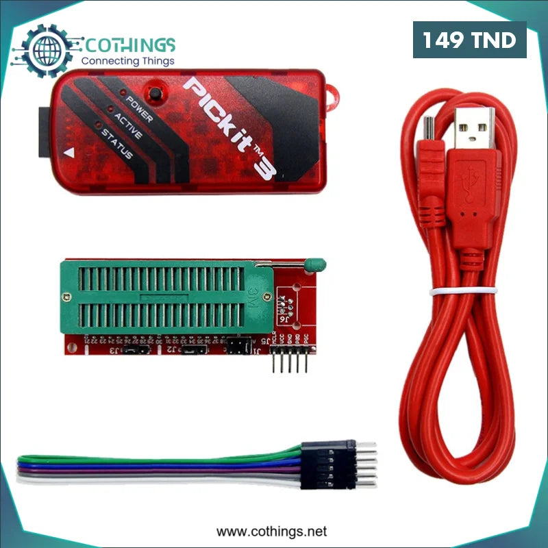 Acheter Programmateur PICKIT3.5 avec PIC ICD2 PICKit 2 en Tunisie -  Disponible au meilleur prix sur CoThings